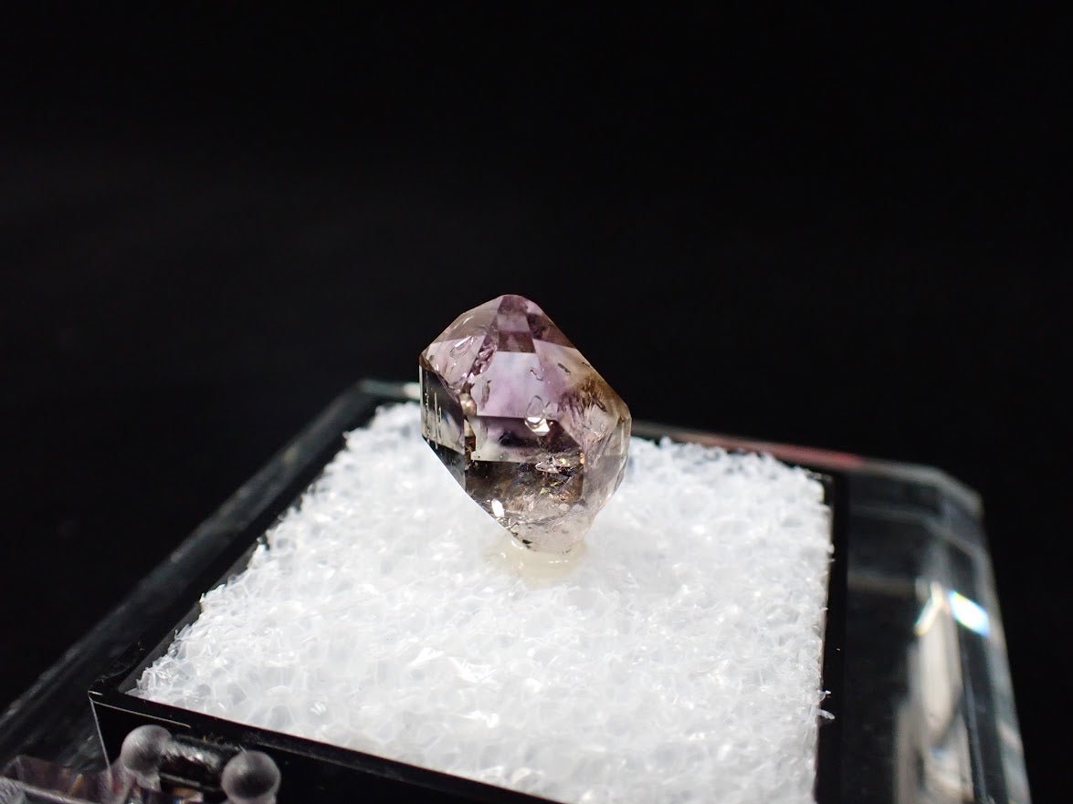 Amethyst Scepter – Goboboseb Mountains, Namibia – Phantom Inclusions – Micro Specimen (16mm) - Legacy Crystals and Minerals