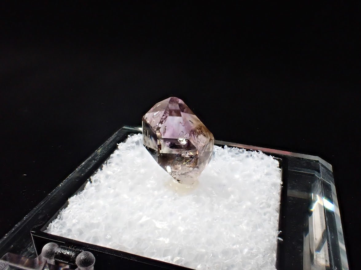 Amethyst Scepter – Goboboseb Mountains, Namibia – Phantom Inclusions – Micro Specimen (16mm) - Legacy Crystals and Minerals