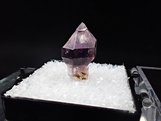 Amethyst Scepter – Goboboseb Mountains, Namibia – Vivid Purple Color – Micro Specimen (17mm) - Legacy Crystals and Minerals
