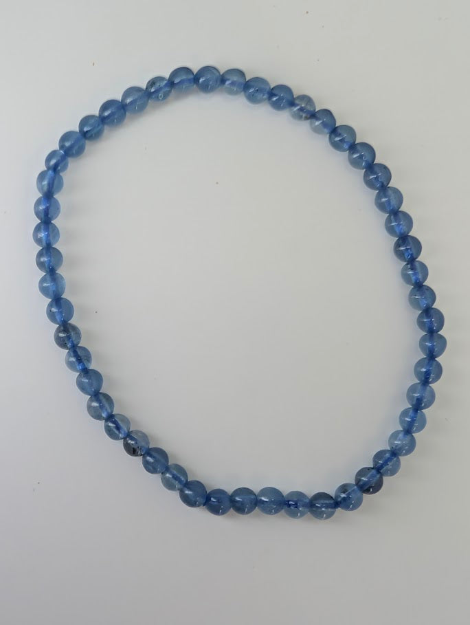 Natural Aquamarine bracelet showing soft ocean-blue color