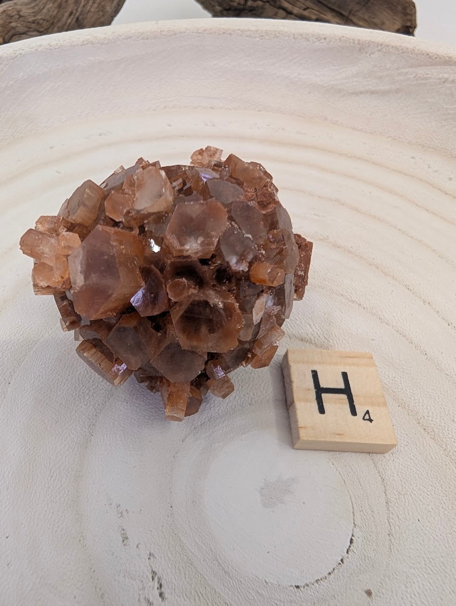 AAA Museum Grade 140g Aragonite Star Cluster, massive form with exceptional radial symmetry.