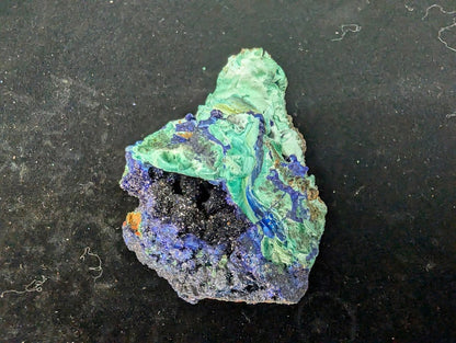 Azurite and Malachite Specimen from Liufengshan Mine – 2.25 x 1.75 inches, 78 grams - Legacy Crystals and Minerals