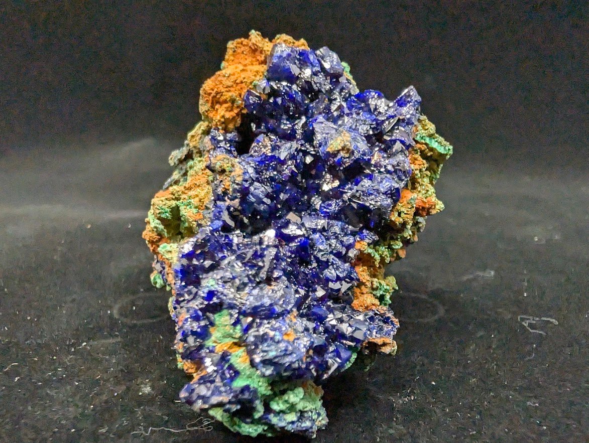 Azurite and Malachite Specimen from Liufengshan Mine – 3 x 2 inches, 146 grams - Legacy Crystals and Minerals