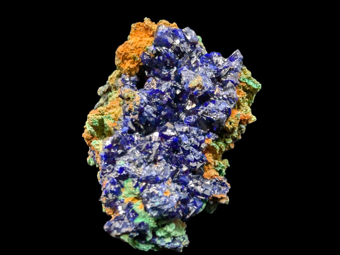 Azurite and Malachite Specimen from Liufengshan Mine – 3 x 2 inches, 146 grams - Legacy Crystals and Minerals