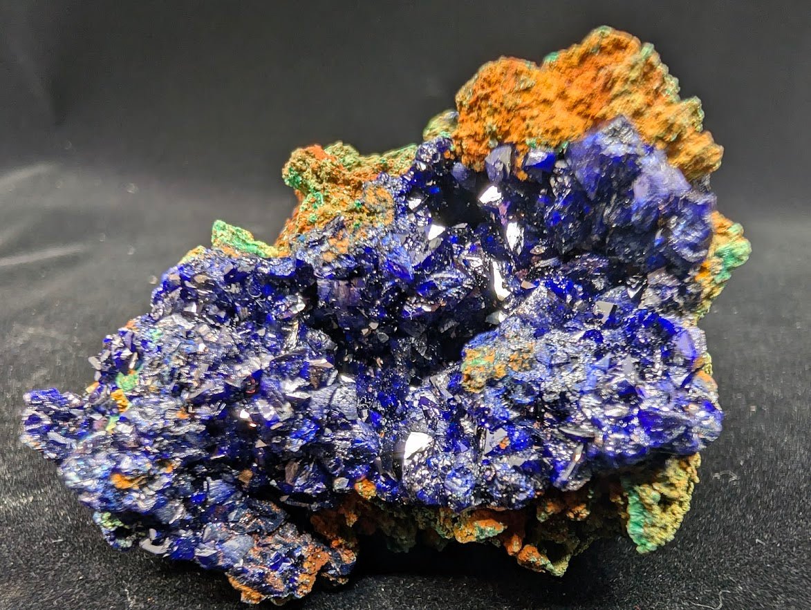 Azurite and Malachite Specimen from Liufengshan Mine – 3 x 2 inches, 146 grams - Legacy Crystals and Minerals