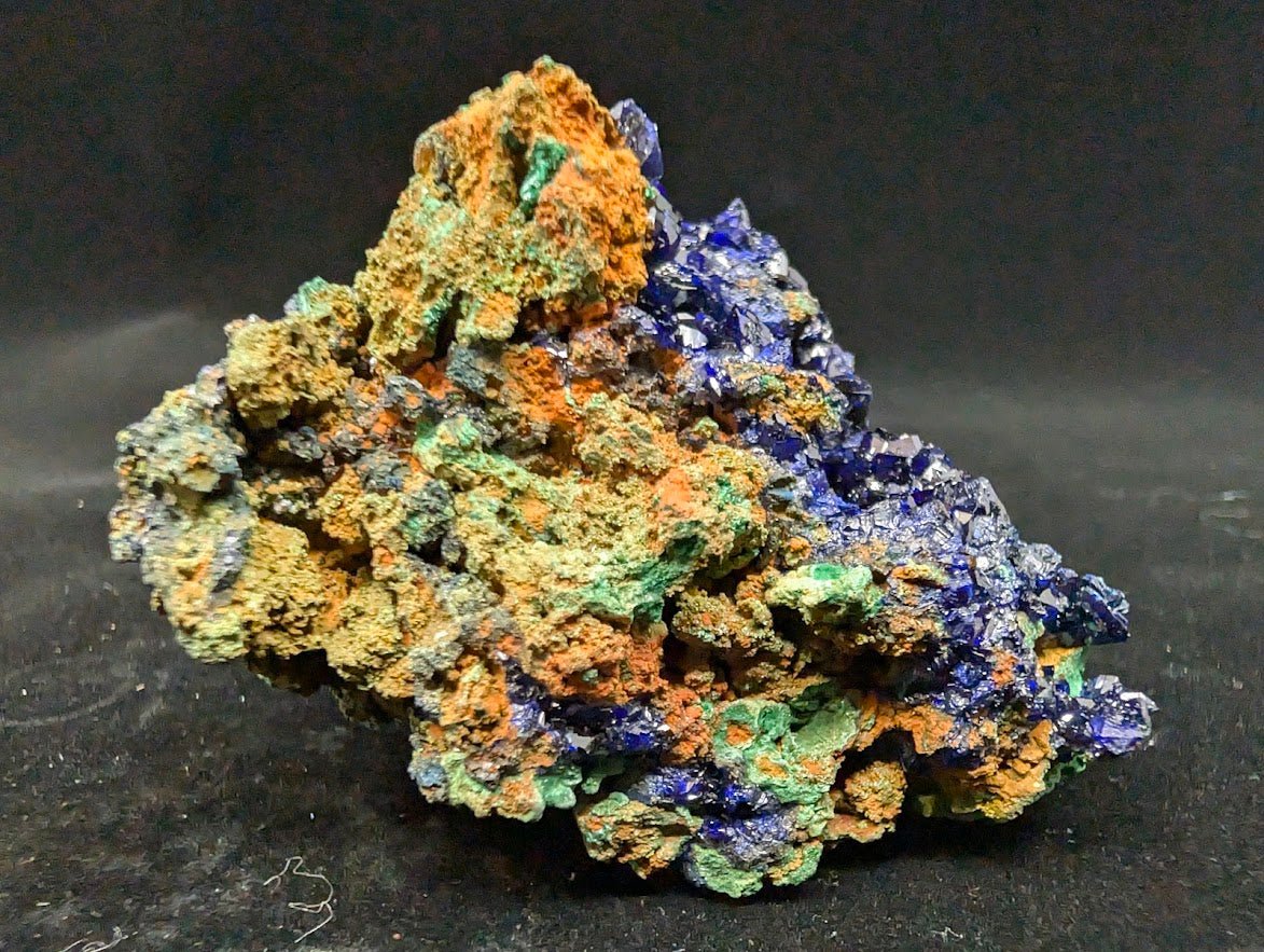 Azurite and Malachite Specimen from Liufengshan Mine – 3 x 2 inches, 146 grams - Legacy Crystals and Minerals