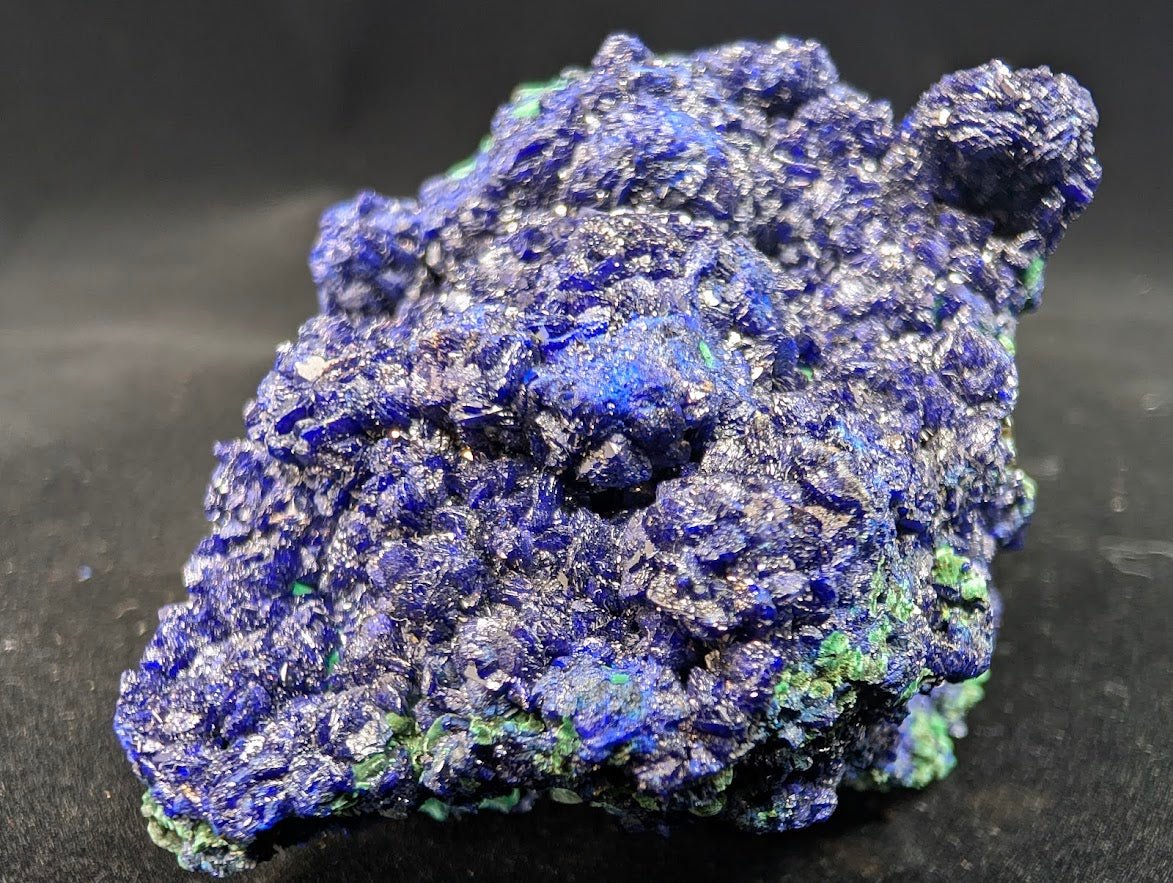 Azurite and Malachite Specimen from Liufengshan Mine – 3 x 2 inches, 190 grams - Legacy Crystals and Minerals