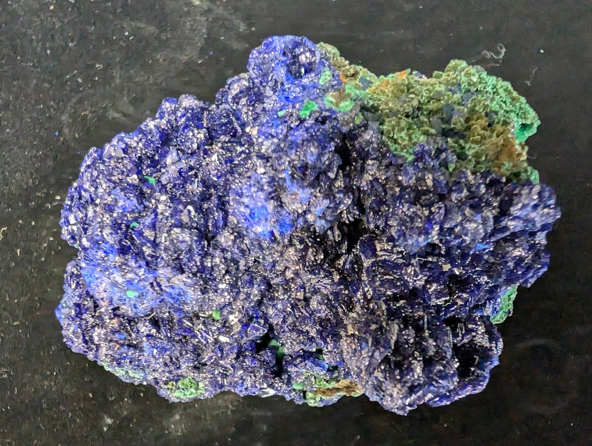 Azurite and Malachite Specimen from Liufengshan Mine – 3 x 2 inches, 190 grams - Legacy Crystals and Minerals
