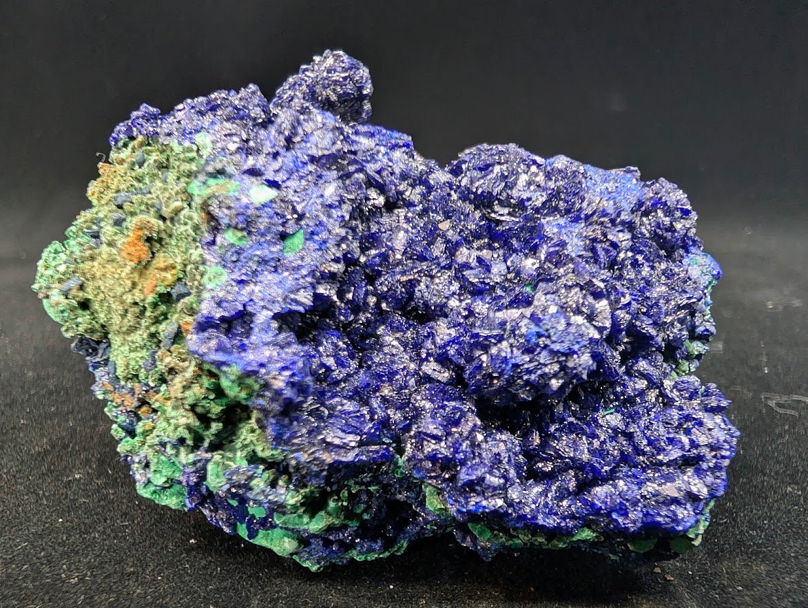 Azurite and Malachite Specimen from Liufengshan Mine – 3 x 2 inches, 190 grams - Legacy Crystals and Minerals