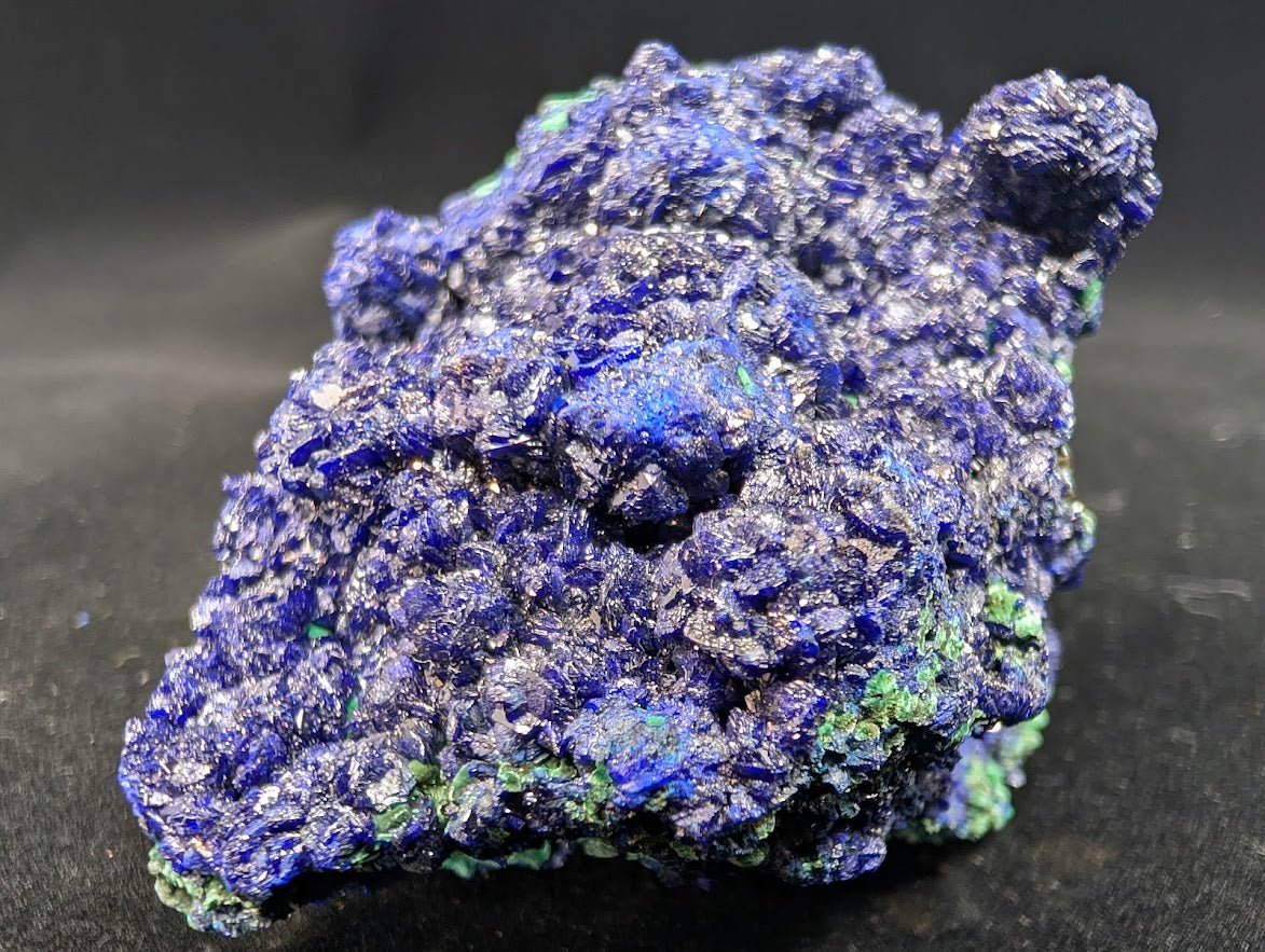 Azurite and Malachite Specimen from Liufengshan Mine – 3 x 2 inches, 190 grams - Legacy Crystals and Minerals
