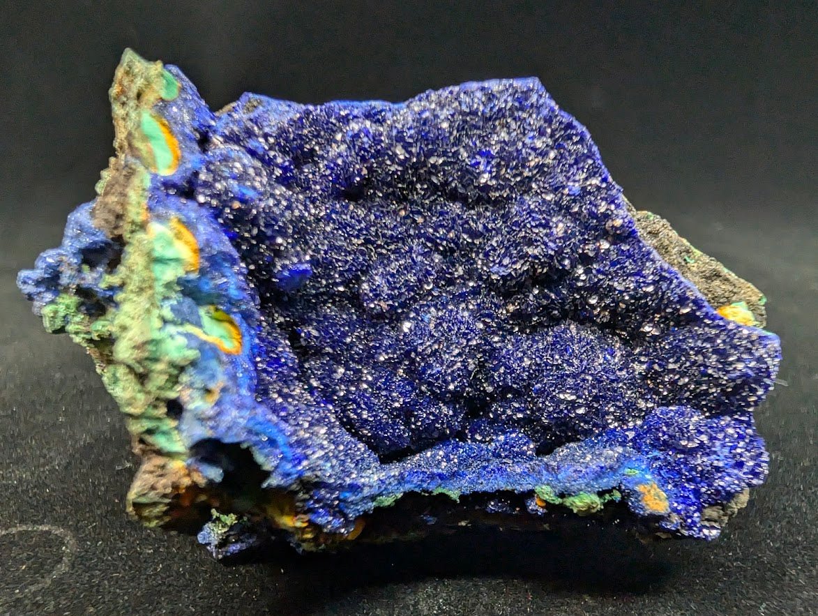 Azurite and Malachite Specimen from Liufengshan Mine – 3 x 2.5 inches - Legacy Crystals and Minerals