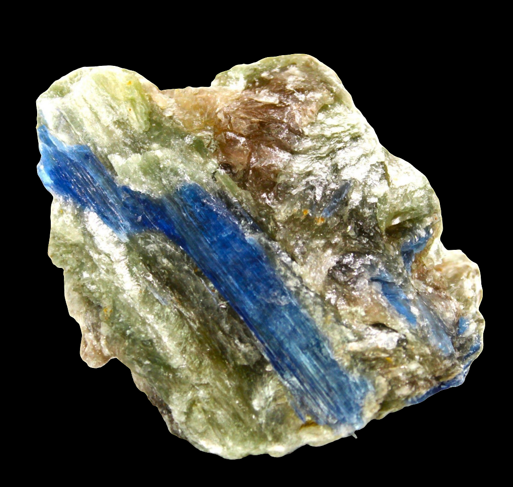 Vivid Blue Kyanite in Mica Matrix from USA – 7 cm Mineral Specimen