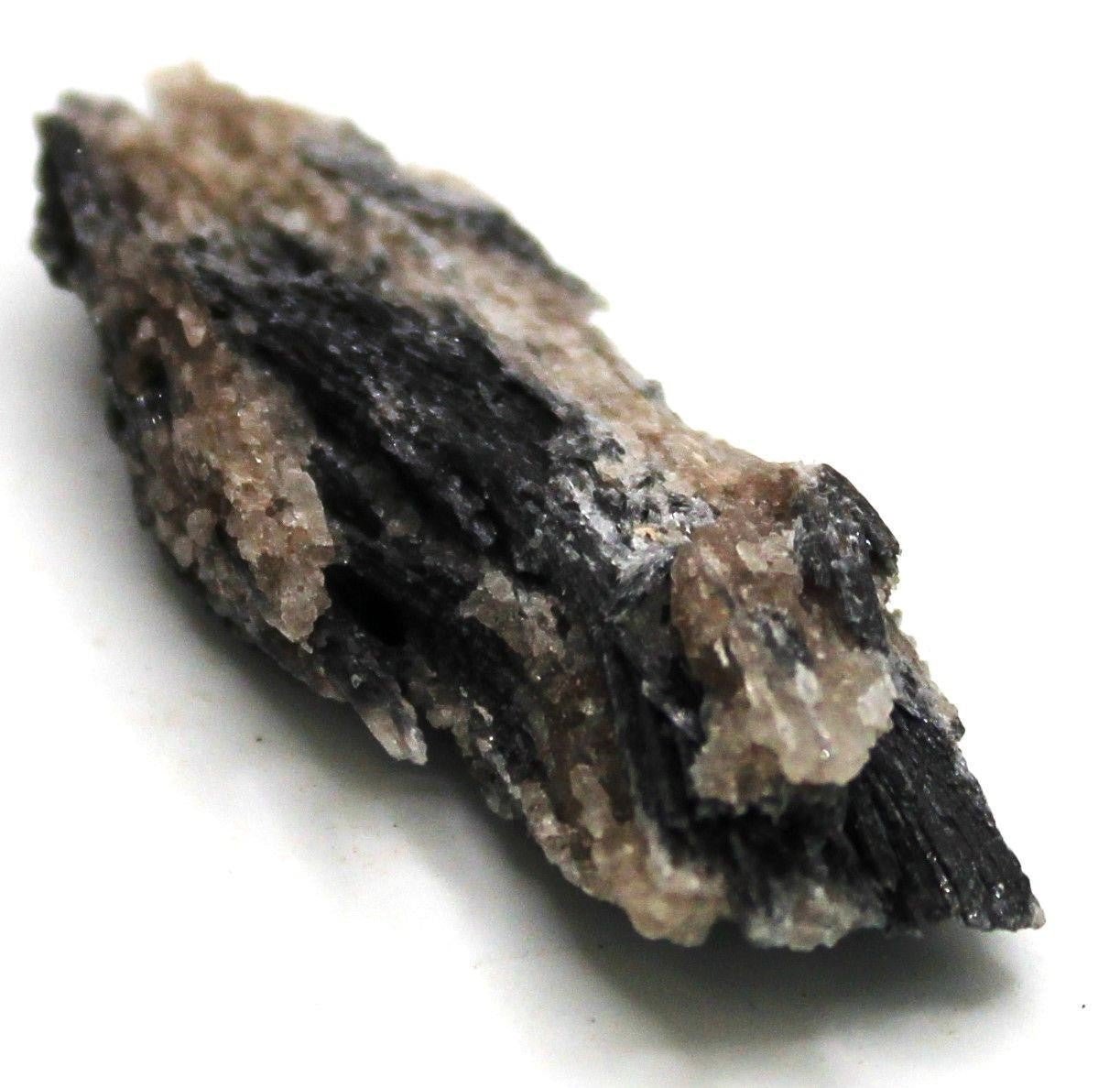 Black Kyanite with Quartz from Brazil - 5 cm - Legacy Crystals and Minerals