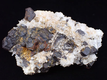 Black Pyrite & Quartz Cluster – Fengjiashan Mine (836g) - Legacy Crystals and Minerals