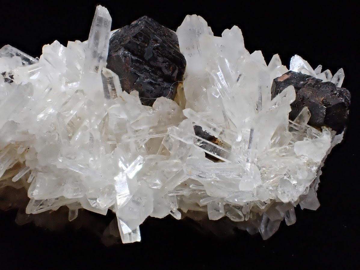 Black Pyrite with Quartz Cluster – Fengjiashan Mine, China - Legacy Crystals and Minerals