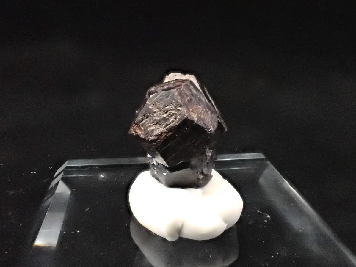 Black Pyrite with Quartz – Miniature Twinned Cluster (8g) - Legacy Crystals and Minerals