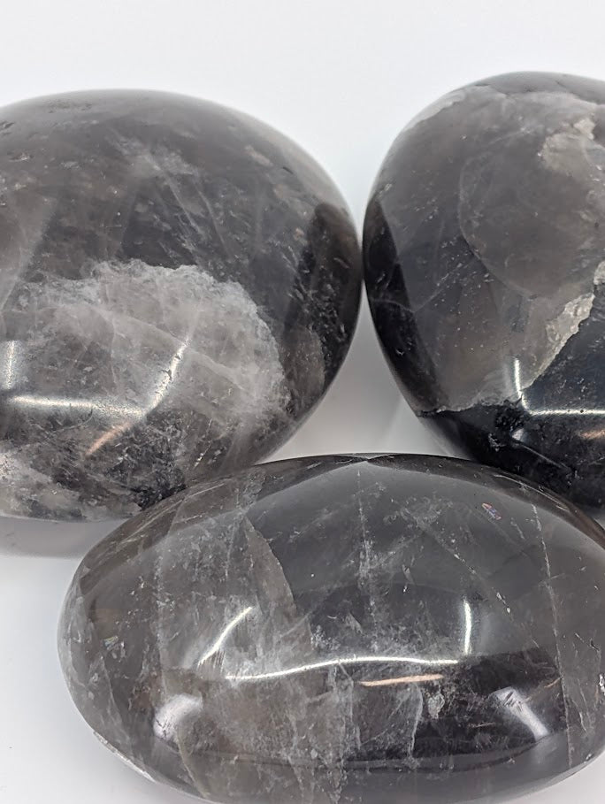 Close-up showing internal veils and polish