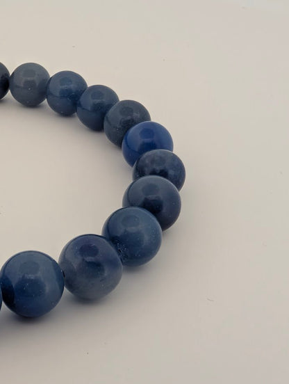 Blue Aventurine Bracelet — 6mm & 8mm Beads - Legacy Crystals and Minerals