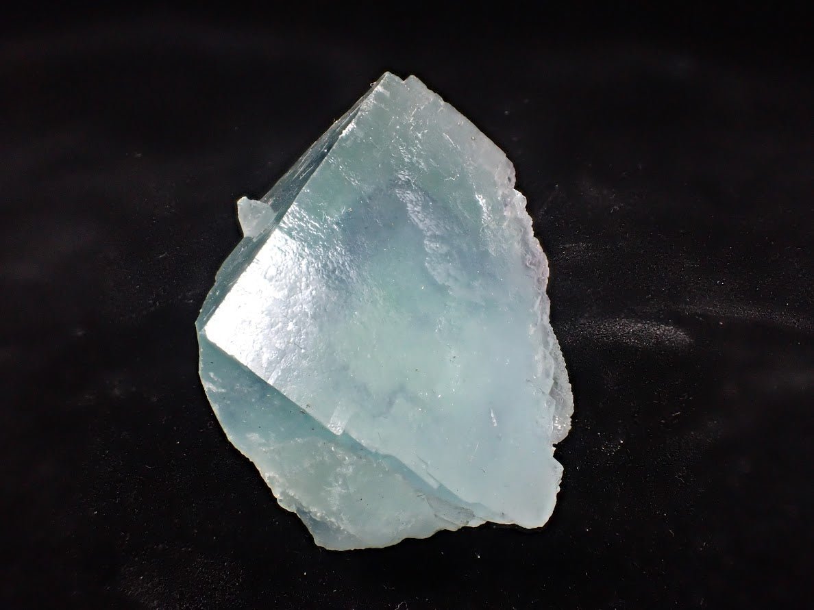 Blue Jelly Fluorite with Deep Square Phantom – Yaogangxian Mine (YGX), China - Legacy Crystals and Minerals