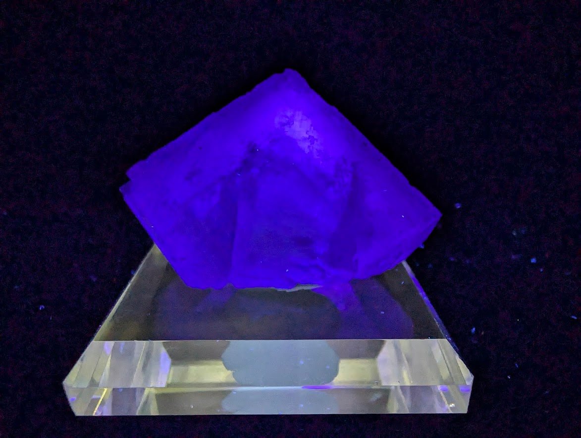 Blue Jelly Fluorite with Phantom Zoning – Yaogangxian (YGX) Mine, China - Legacy Crystals and Minerals