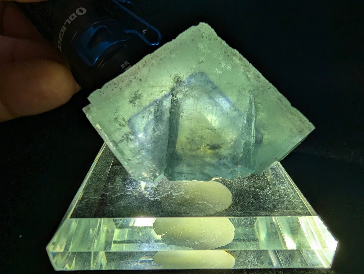 Blue Jelly Fluorite with Phantom Zoning – Yaogangxian (YGX) Mine, China - Legacy Crystals and Minerals