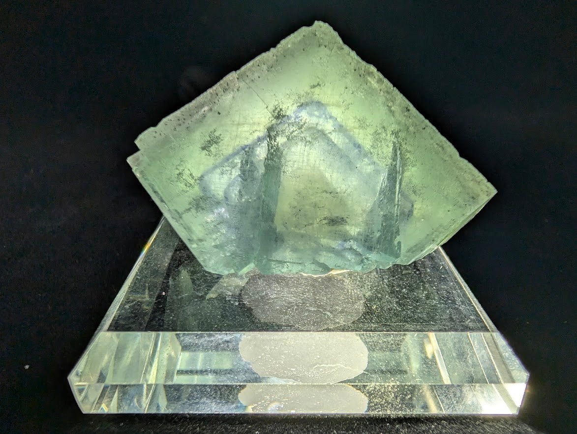 Blue Jelly Fluorite with Phantom Zoning – Yaogangxian (YGX) Mine, China - Legacy Crystals and Minerals