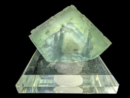 Blue Jelly Fluorite with Phantom Zoning – Yaogangxian (YGX) Mine, China - Legacy Crystals and Minerals