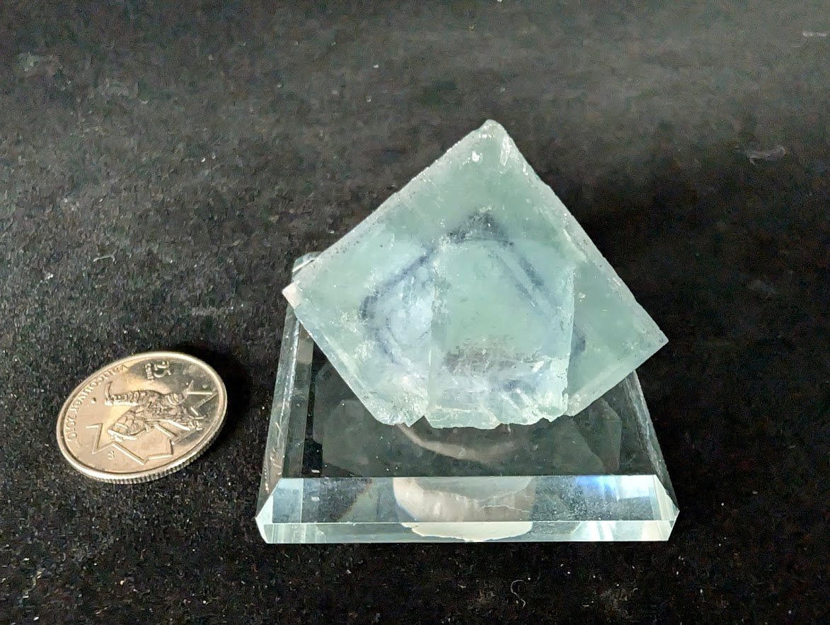 Blue Jelly Fluorite with Phantom Zoning – Yaogangxian (YGX) Mine, China - Legacy Crystals and Minerals