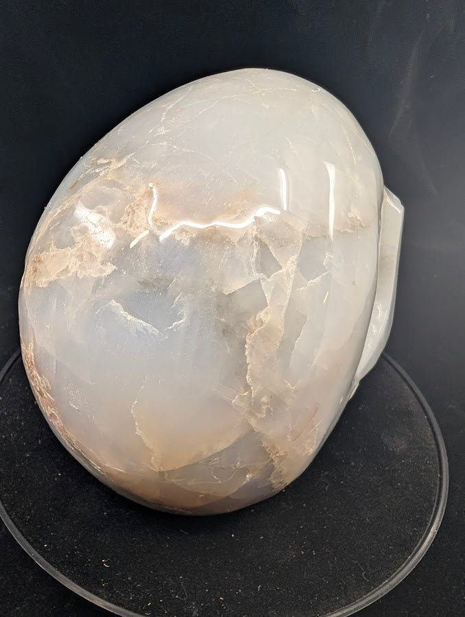Three-quarter right view emphasizing cheekbone and jaw carving