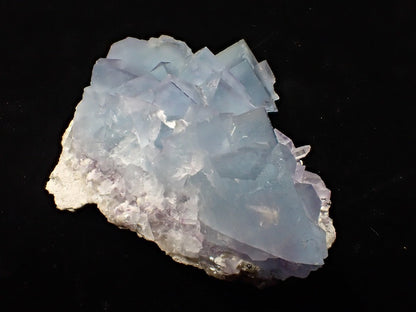 Blue - Violet Fluorite on Matrix – YGX Mine, China - Legacy Crystals and Minerals