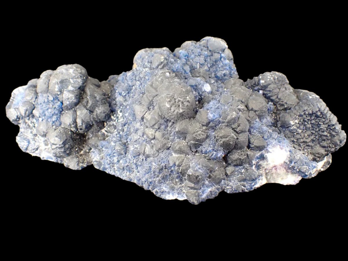 Blueberry Fluorite Botryoidal Cluster – Huanggang Mine, Inner Mongolia 6 x 3 inches | 656 grams - Legacy Crystals and Minerals