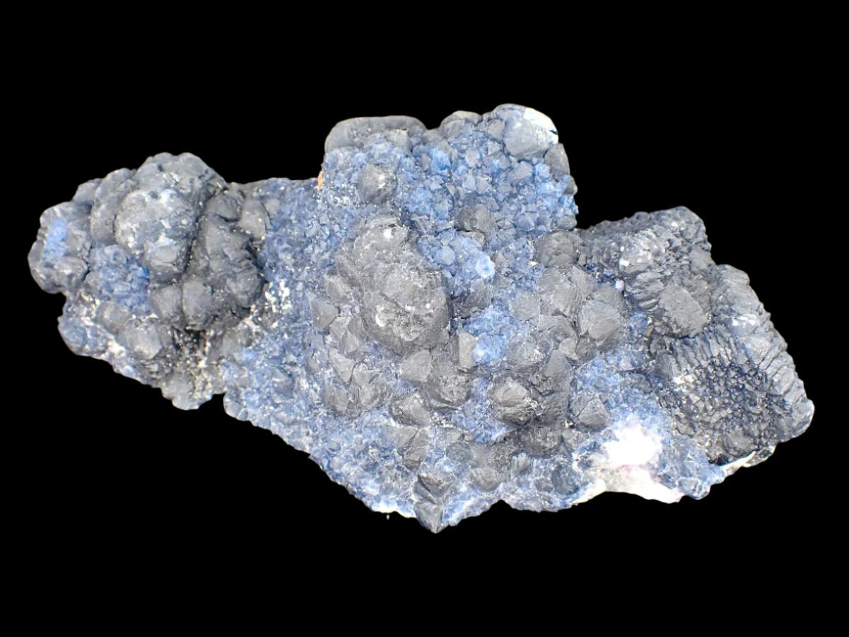 Blueberry Fluorite Botryoidal Cluster – Huanggang Mine, Inner Mongolia 6 x 3 inches | 656 grams - Legacy Crystals and Minerals