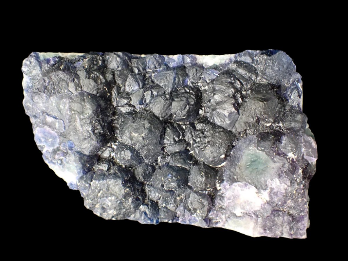 Botryoidal Blueberry Fluorite with Zoning – Huanggang Mine, Inner Mongolia 3 x 2 inches 202 grams - Legacy Crystals and Minerals
