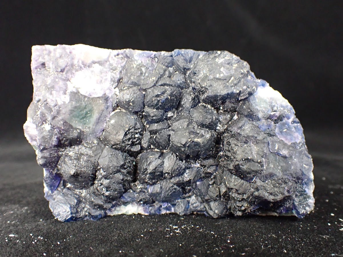 Botryoidal Blueberry Fluorite with Zoning – Huanggang Mine, Inner Mongolia 3 x 2 inches 202 grams - Legacy Crystals and Minerals
