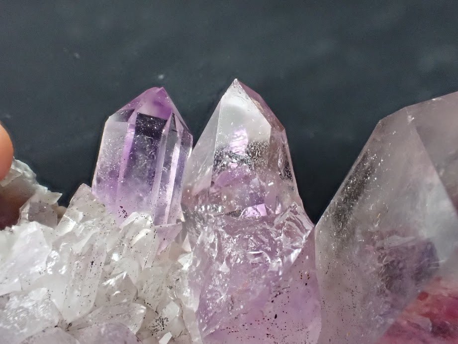 Brandberg Amethyst with Enhydros – Namibia - Legacy Crystals and Minerals