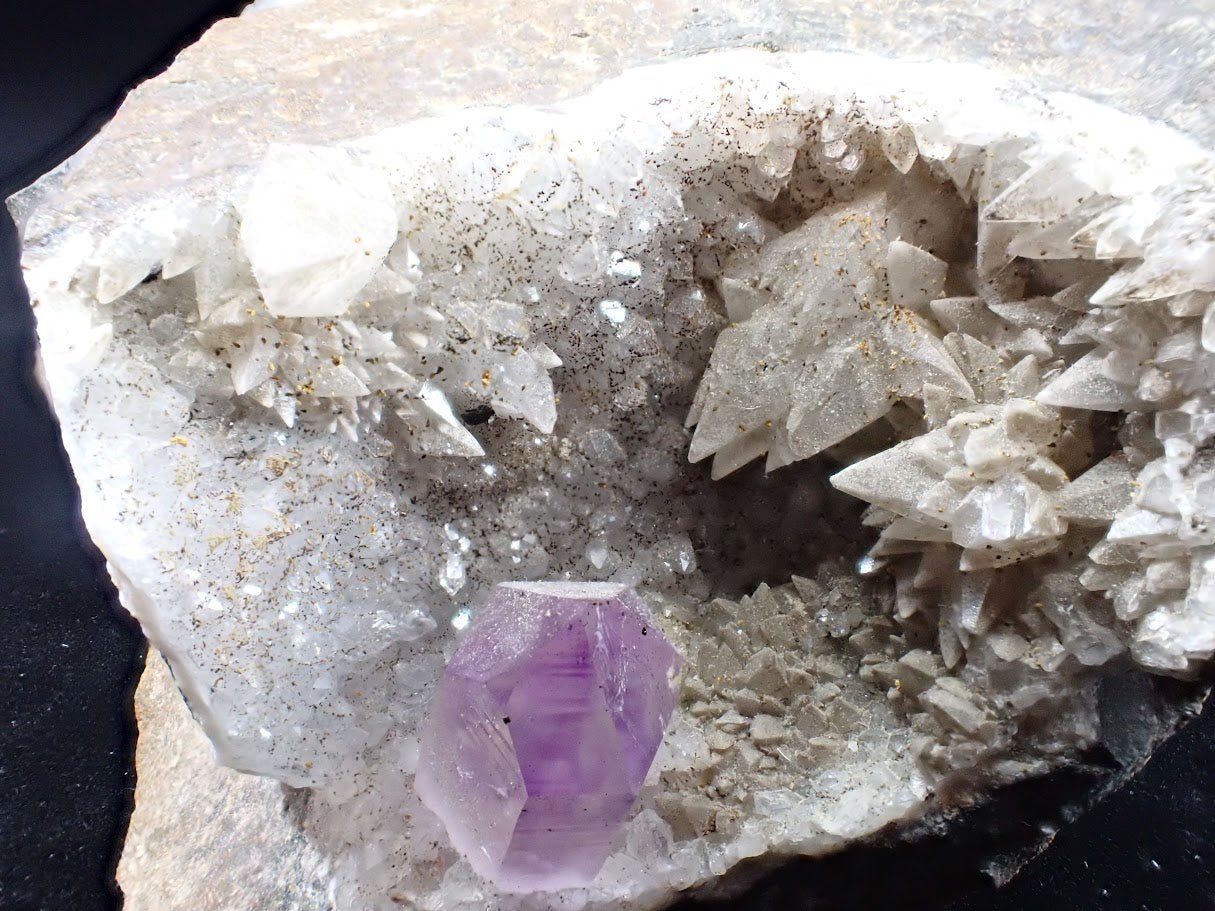 Brandberg Amethyst with Quartz Cathedral Formation – Brandberg, Namibia - Legacy Crystals and Minerals