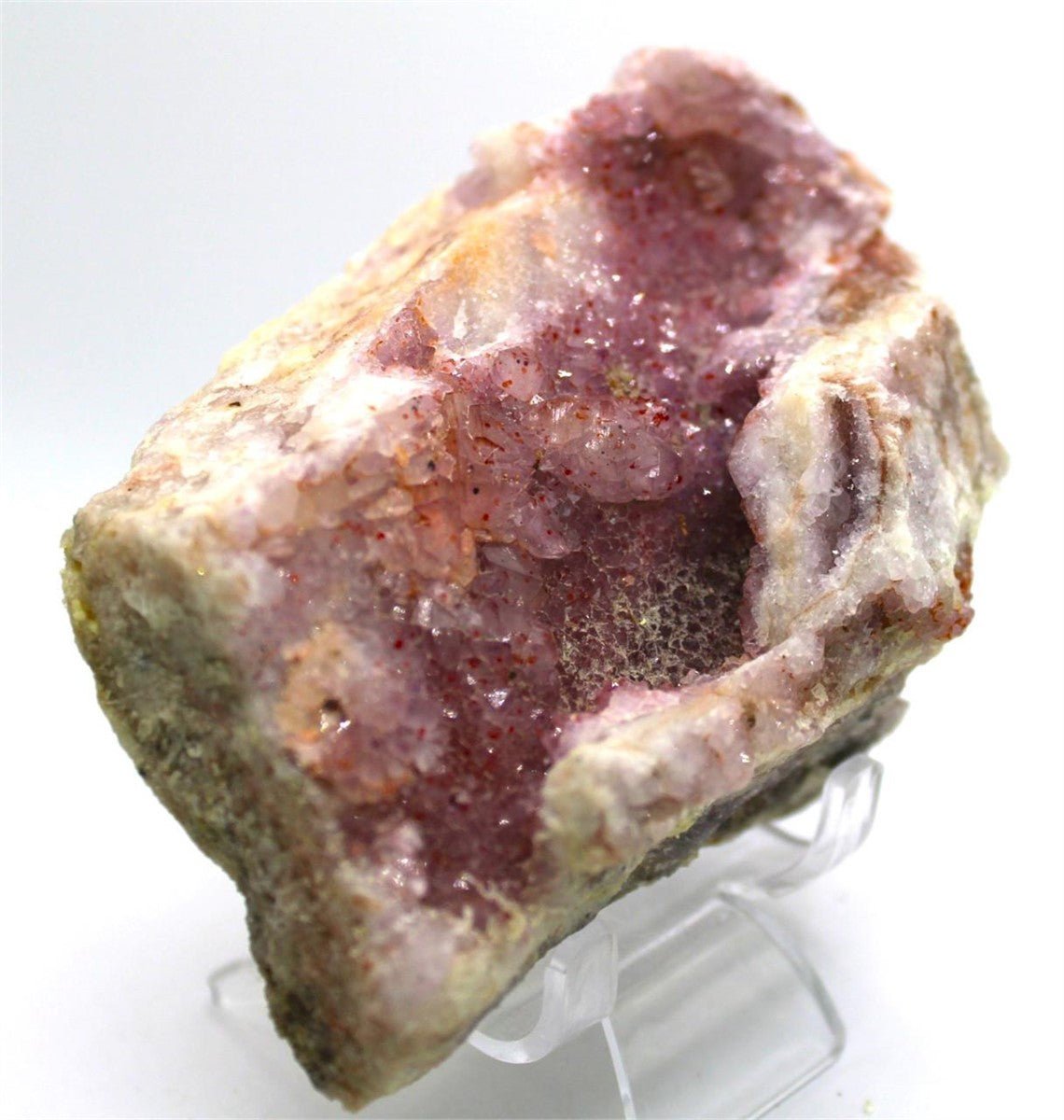 Canadian Amethyst with Hematite - Tinted Crystallization - Legacy Crystals and Minerals