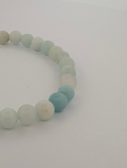 Caribbean Calcite Bracelet – Chip, 6mm & 8mm Beads - Legacy Crystals and Minerals