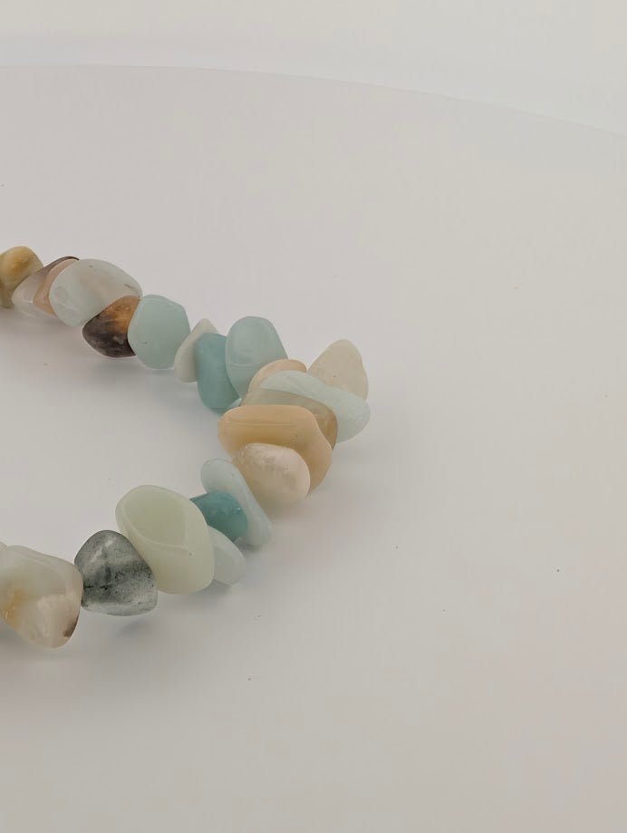 Caribbean Calcite Bracelet – Chip, 6mm & 8mm Beads - Legacy Crystals and Minerals