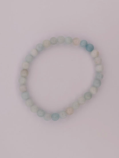 Caribbean Calcite Bracelet – Chip, 6mm & 8mm Beads - Legacy Crystals and Minerals