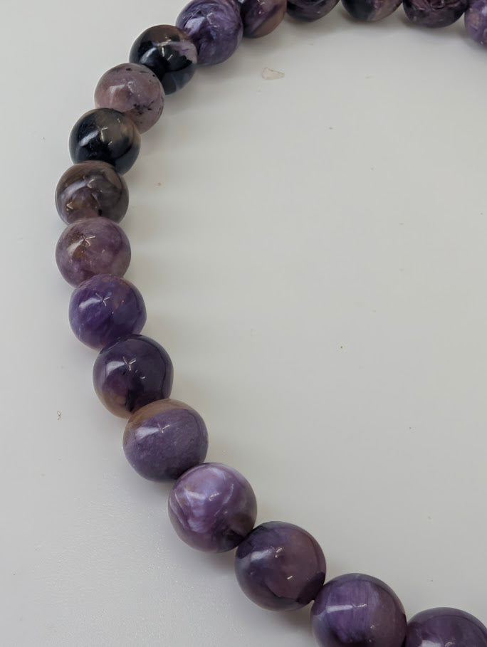 Bead Detail on 6mm charite bracelet