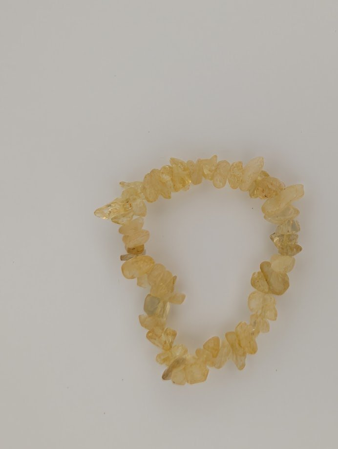 Citrine Bracelet – 8mm Polished Beads & Natural Chip - Legacy Crystals and Minerals