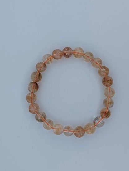 Citrine Bracelet – 8mm Polished Beads & Natural Chip - Legacy Crystals and Minerals