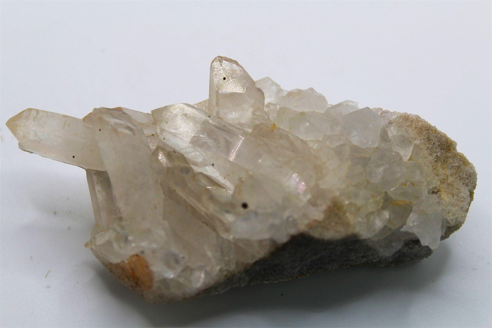 Clear Quartz Crystal Cluster from Brazil Approx. 10 cm x 5.5 cm - Legacy Crystals and Minerals