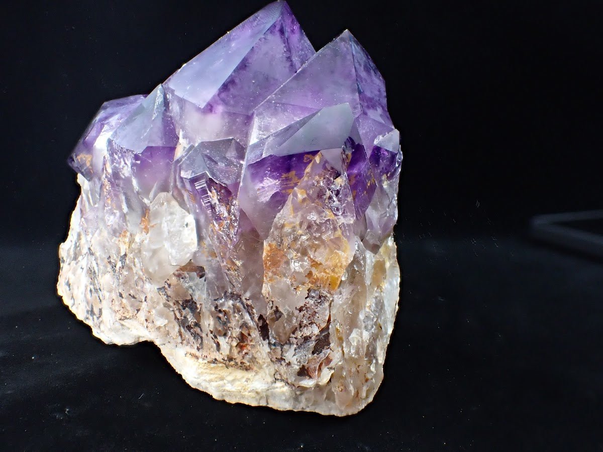 Congo Amethyst Cluster with Zoning and Clarity – 2.97 kg, 8.5" x 5.5" - Legacy Crystals and Minerals