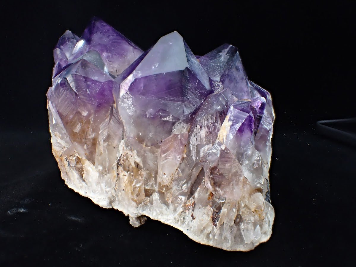 Congo Amethyst Cluster with Zoning and Clarity – 2.97 kg, 8.5" x 5.5" - Legacy Crystals and Minerals