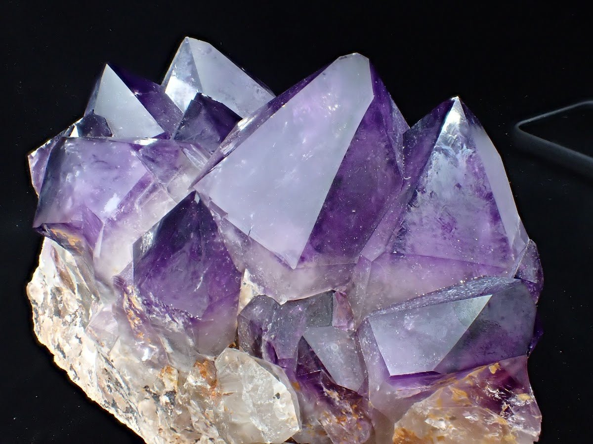 Congo Amethyst Cluster with Zoning and Clarity – 2.97 kg, 8.5" x 5.5" - Legacy Crystals and Minerals