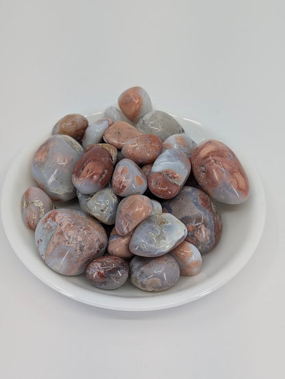 Cotton Candy Agate tumbled stones AA grade – main product image