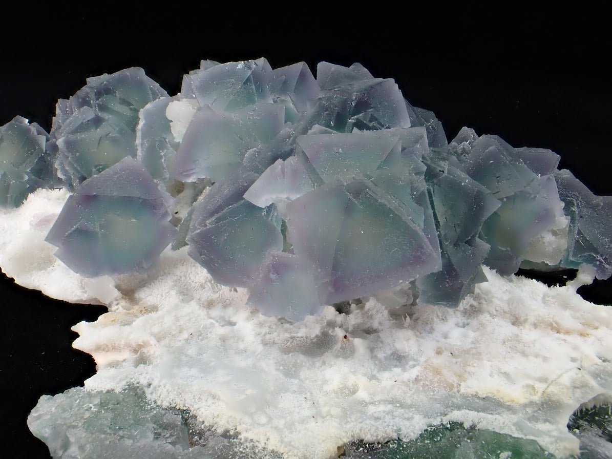 De’an Fluorite Cluster – Green and Purple UV Reactive, Jiangxi Province, China - Legacy Crystals and Minerals