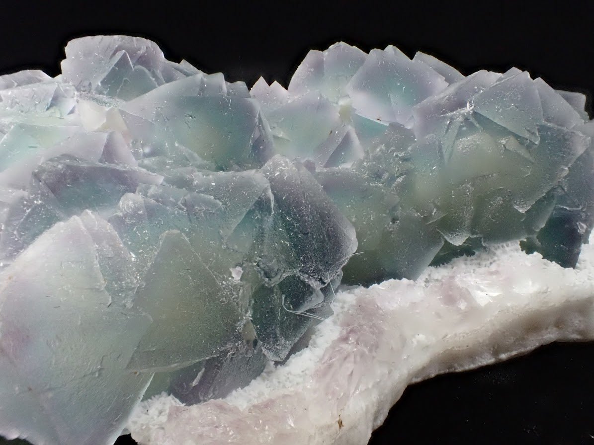 De’an Fluorite Cluster – Green and Purple UV Reactive, Jiangxi Province, China - Legacy Crystals and Minerals